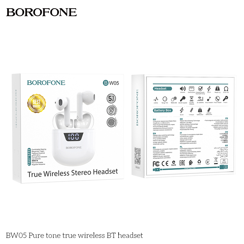 bluetooth Borofone BW05