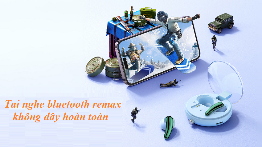Tai nghe remax không dây hoàn toàn Tai nghe remax không dây hoàn toàn